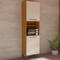 Armário De Cozinha Compacta Paneleiro Carmenere Com Nicho 100% MDF Armário De Cozinha Compacta Paneleiro Carmenere Com Nicho 100% MDF