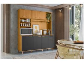 Armário de Cozinha Compacta Poliman Móveis Núria 9 Portas 1 Gaveta