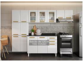 Armário de Cozinha Compacta Telasul Ágata 11 Portas de Aço