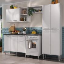 Armário de Cozinha Compacta Xangai Plus Multimóveis Branco