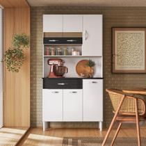 Armário de Cozinha Compacto 6 Portas com Nicho Vogue Kits Paraná