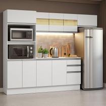Armário de Cozinha Completa 100% MDF 250cm Smart Madesa 03