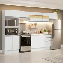 Armário de Cozinha Completa 100% MDF 310 cm Smart 01