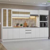Armário de Cozinha Completa 100% MDF 310 cm Smart Madesa 03