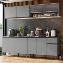 Armário de Cozinha Completa 240 cm Nice Madesa 02 Armário de Cozinha Completa 240 cm Nice Madesa 02