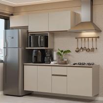 Armário de Cozinha Completa 240 cm Suspensa Nice Madesa 07