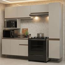 Armário de Cozinha Completa 240 cm Suspensa Nice Madesa 09