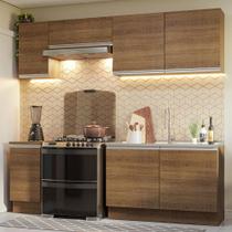 Armário de Cozinha Completa 240cm Rustic Glamy Madesa 10 Armário de Cozinha Completa 240cm Rustic Glamy Madesa 10