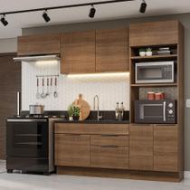 Armário de Cozinha Completa 270cm Rustic Stella Madesa 10 Armário de Cozinha Completa 270cm Rustic Stella Madesa 10