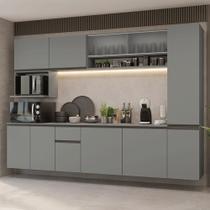 Armário de Cozinha Completa 280 cm Suspensa Nice Madesa 04