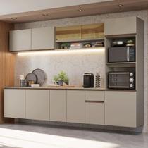 Armário de Cozinha Completa 300 cm Suspenso Nice Madesa 03