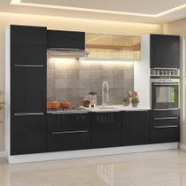 Armário de Cozinha Completa 320 cm Lux Madesa 08 Armário de Cozinha Completa 320 cm Lux Madesa 08