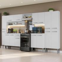 Armário De Cozinha Completa 325cm Branco Emilly Madesa 02