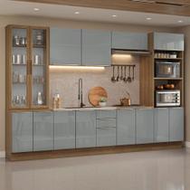 Armário de Cozinha Completa 340 cm Lux Madesa 03