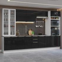 Armário de Cozinha Completa 340cm Lux Madesa 02 Armário de Cozinha Completa 340cm Lux Madesa 02