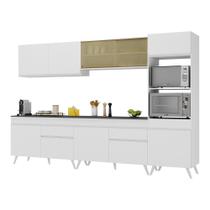 Armário de Cozinha Completa 5 peças MP3689.891 Veneza Multimóveis Branco Armário de Cozinha Completa 5 peças MP3689.891 Veneza Multimóveis Branco