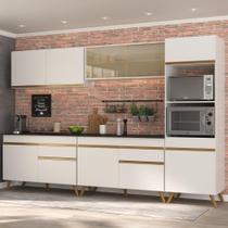 Armário de Cozinha Completa 5 peças MP3689 Veneza GW Multimóveis Branca