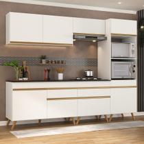 Armário de Cozinha Completa 5 peças MP3713 Veneza GW Multimóveis Branca Armário de Cozinha Completa 5 peças MP3713 Veneza GW Multimóveis Branca