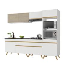 Armário de Cozinha Completa 5 peças MP3715 Veneza GW Multimóveis Branca Armário de Cozinha Completa 5 peças MP3715 Veneza GW Multimóveis Branca