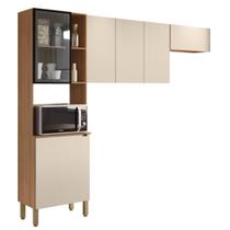 Armário de Cozinha Completa 6 Portas Dinamarca 250cm
