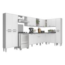 Armário De Cozinha Completa 9 Peças Xangai Rock Multimóveis Armário De Cozinha Completa 9 Peças Xangai Rock Multimóveis