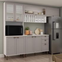 Armário de Cozinha Completa Americana 4 peças Daniela 18 Iluminata Genialflex