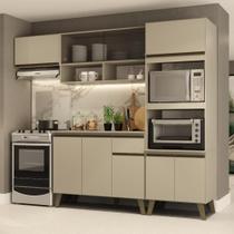 Armário de Cozinha Completa Atlanta Home Amêndoa