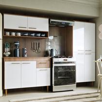 Armário de Cozinha Completa Com 9 Portas E 1 Gaveta Antonella Maxi Do Brasil