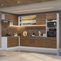 Armário de Cozinha Completa de Canto 499cm Stella Madesa 02 Armário de Cozinha Completa de Canto 499cm Stella Madesa 02