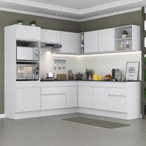 Armário De Cozinha Completa De Canto Branco