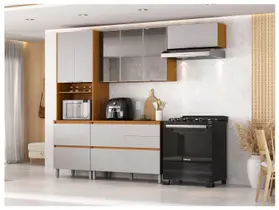 Armário de Cozinha Completa Itatiaia Lumina 11 Portas 2 Gavetas