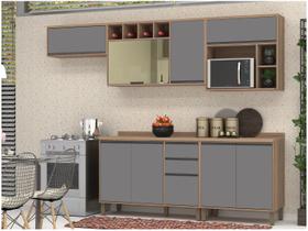 Armário de Cozinha Completa Luciane Parma com Balcão para Pia 8 Portas Armário de Cozinha Completa Luciane Parma com Balcão para Pia 8 Portas