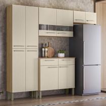 Armário de Cozinha Completa MDF 10 Portas 2 Gavetas Nala Plus