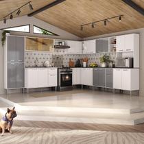 Armário de Cozinha Completa Modulada 11 Pçs Siena Multimóveis MP2241