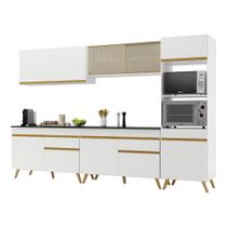 Armário de Cozinha Completa Multimóveis Veneza GW FG3689 Branca