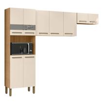 Armário de Cozinha Completa Toscana 9 Portas 100% MDF 250cm Armário de Cozinha Completa Toscana 9 Portas 100% MDF 250cm
