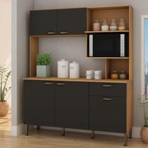 Armário de Cozinha Completo Compacto Bella 1,55m 100% MDF 0340 Genialflex Armário de Cozinha Completo Compacto Bella 1,55m 100% MDF 0340 Genialflex