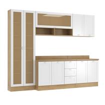 Armário de Cozinha Completo Ditália Denver 5 pc Rv/Br D10 Armário de Cozinha Completo Ditália Denver 5 pc Rv/Br D10