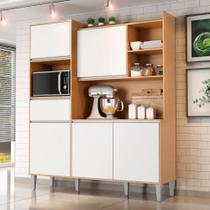 Armario de cozinha completo Urano amendoa branco Armario de cozinha completo Urano amendoa branco