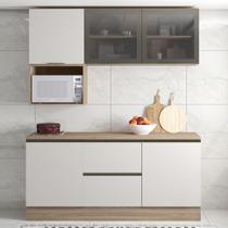 Armário de Cozinha CP01 e Tampo Grace Carvalho Oak/Off White Z44 - Mpozenato
