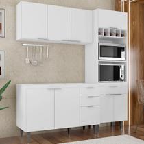 Armário de Cozinha CP02 Para Pia 120cm Pérola Z34 Branco - Mpozenato Armário de Cozinha CP02 Para Pia 120cm Pérola Z34 Branco - Mpozenato