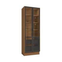 Armário de Cozinha Cristaleira 2 Portas de Aluminio/Vidro, 2 Gavetas LED T631 Vibra Kappesberg Armário de Cozinha Cristaleira 2 Portas de Aluminio/Vidro, 2 Gavetas LED T631 Vibra Kappesberg