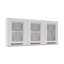 Armário De Cozinha De Aço Aéreo Triplo 120 Cm Branco Armário De Cozinha De Aço Aéreo Triplo 120 Cm Branco