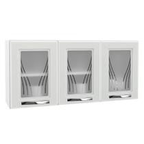 Armário De Cozinha De Aço Aéreo Triplo Médio Telasul Branco Armário De Cozinha De Aço Aéreo Triplo Médio Telasul Branco