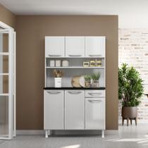 Armário de Cozinha de Aço Kit Triplo Telasul Topázio Smart Branco Armário de Cozinha de Aço Kit Triplo Telasul Topázio Smart Branco