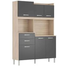 Armario De Cozinha de chão 6 Portas 2 Gavetas Harmonia - Demóbile