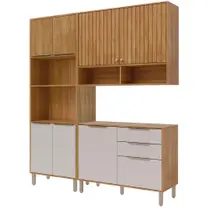 Armário de Cozinha Divina com Torre Quente 190 cm 8 Portas Armário de Cozinha Divina com Torre Quente 190 cm 8 Portas