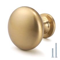 Armário de cozinha Drawer Knob NIZADO Warm Gold, pacote com 12 unidades