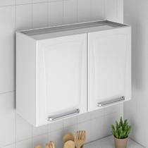 Armário de Cozinha em Aço 2 Portas 80cm com Dobradiças Slow Motion Tarsila Itatiaia Branco Armário de Cozinha em Aço 2 Portas 80cm com Dobradiças Slow Motion Tarsila Itatiaia Branco