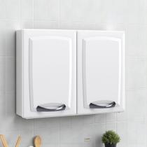 Armário de Cozinha em Aço 2 Portas 80cm New Premium Itatiaia Branco Armário de Cozinha em Aço 2 Portas 80cm New Premium Itatiaia Branco